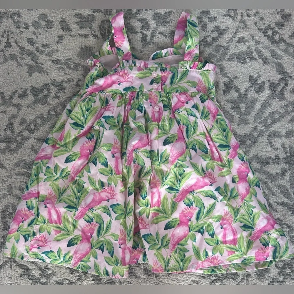 NWT JANIE AND JACK Tropical Bird Sundress- Size 2T